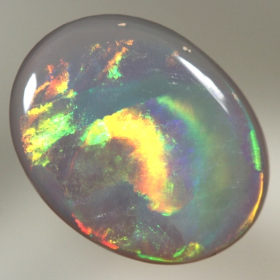 SOLID SEMI BLACK OPAL Masterpiece of Nature. Rare FLAME pattern SEE VIDEO
